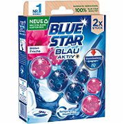 Blue Star Blau-Aktiv WC-Spüler Blütenfrische 2 x 50g