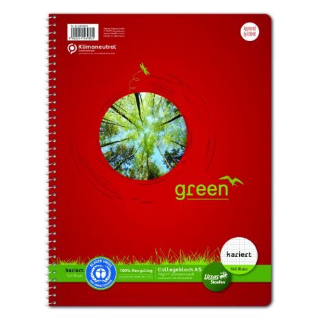 Green CollegeblA5 160 Bl.kar.   GVE 5