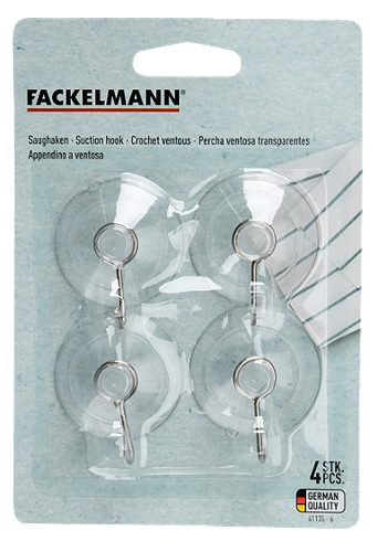 Produktbild von Fackelmann, Saughaken, 45mm 4 Stück