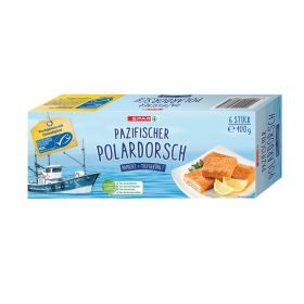 SPAR Pazifischer Polardorsch paniert, tiefgekühlt 6 Stück Iglo Meeresküche MSC Ofenbackfisch klassik 4 Stück 480 G