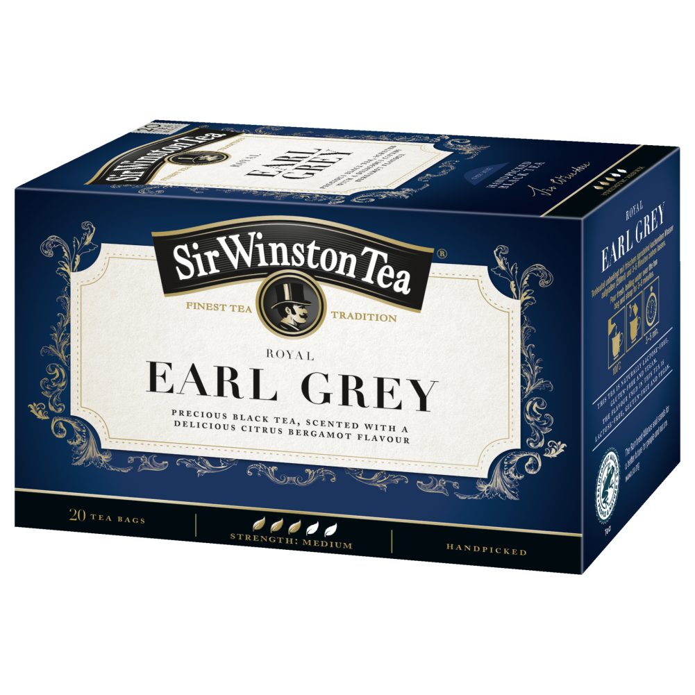 Sir Winston Schwarzer Tee Royal Earl Grey 20 Teebeutel online kaufen ...
