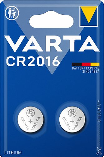 Produktbild von Varta, Knopfzelle CR2016 2 Stück