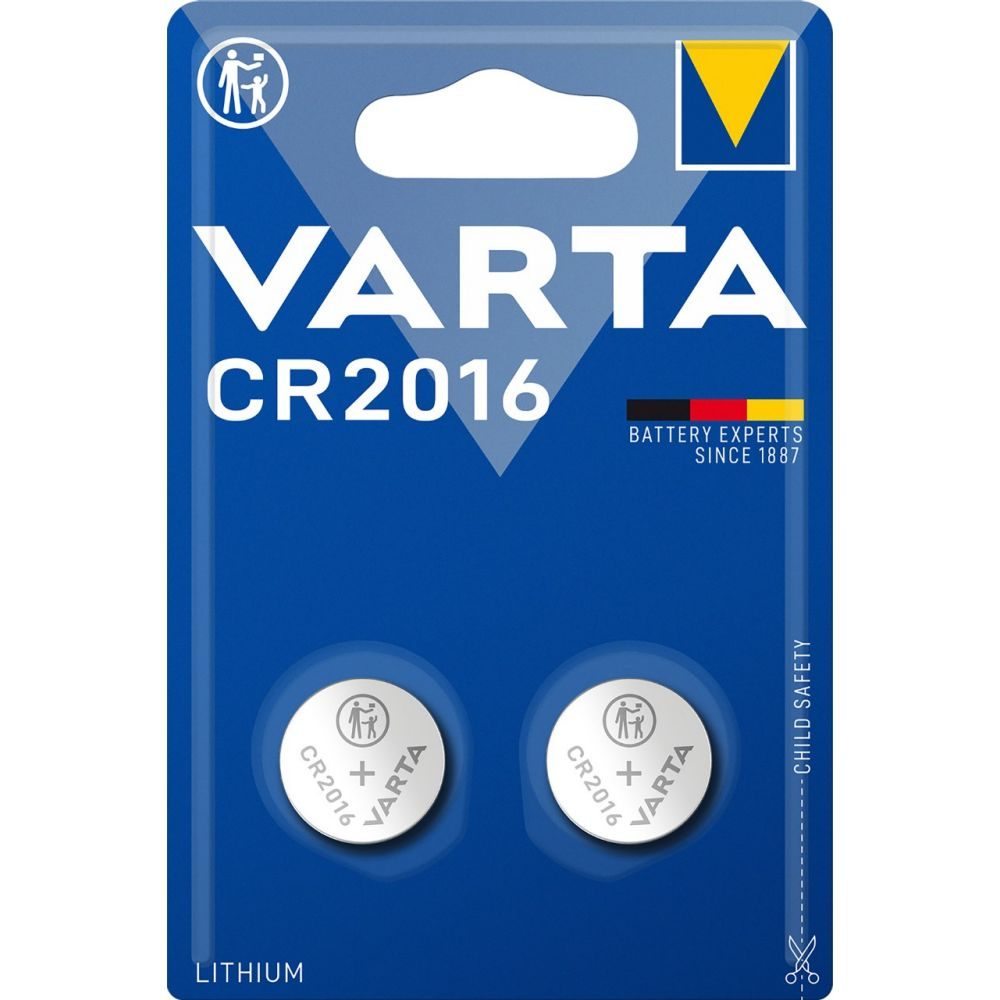 Varta Knopfzelle CR2016 2er     GVE 10