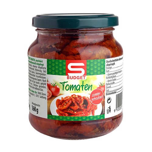Produktbild von S-BUDGET, Tomaten sonnengetrocknet