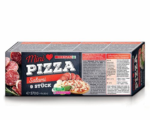 Produktbild von DESPAR, Mini Pizza Salami ca. 9 Stück