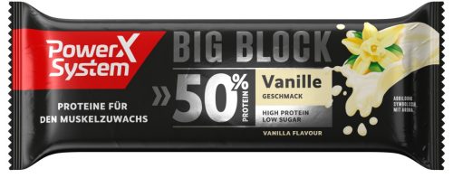 Produktbild von Power System, Proteinriegel Big Block Vanille