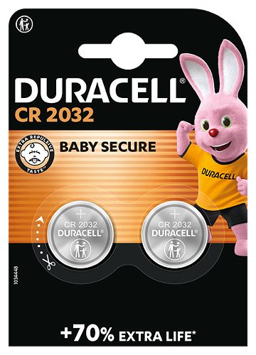 Produktbild von Duracell, Knopfzelle CR2032 2 Stück