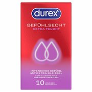 Durex Kondome Gefühlsecht Extra Feucht 10 Stück
