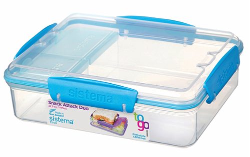 Produktbild von Sistema, Snack Attack Duo To-Go 975ml sortiert