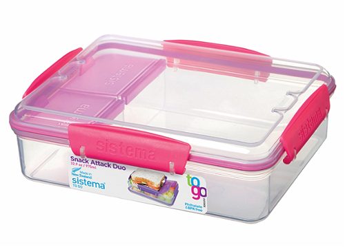 Produktbild von Sistema, Snack Attack Duo To-Go 975ml sortiert