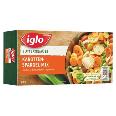 Iglo Buttergemüse Karotten-Spargel-Mix