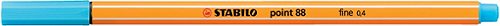 Produktbild von STABILO, Fineliner Point 88, azurblau