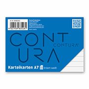 Style Karteikarten A7 quer, weiß, liniert 100 Blatt