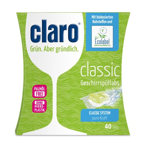 Produktbild von Claro, Geschirrspültabs Classic 40 Tabs