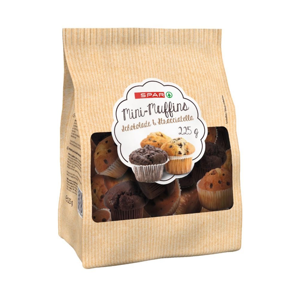 SPAR Mini-Muffins Schokolade &amp; Stracciatella 225 G online kaufen ...
