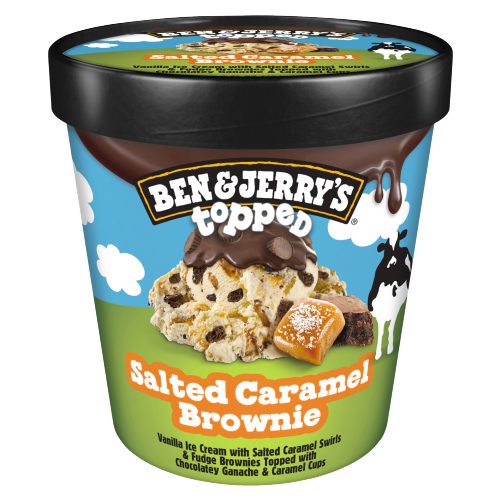 Produktbild von Ben & Jerry's, Topped Salted Caramel Brownie