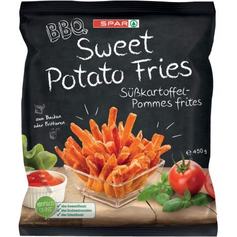 Spar q Sweet Potato Fries 450 G