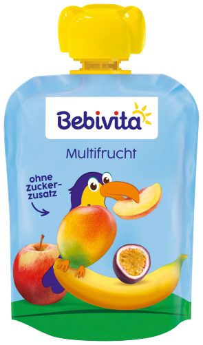 Produktbild von Bebivita, Quetschies Multifrucht 4x90g