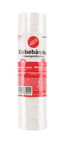 Produktbild von SPAR office, Klebeband transparent 10 Stück