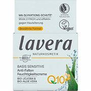 Lavera Basis Sensitiv Anti-Falten Feuchtigkeitscreme Q10 50ml