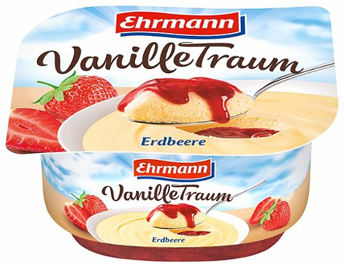 Produktbild von Ehrmann, VanilleTraum Erdbeere