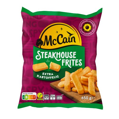 Produktbild von McCain, Steakhouse Frites extra kartoffelig