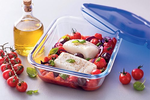 Produktbild von Pyrex Cook & Go, Frischhaltedose rechteckig 3,4l