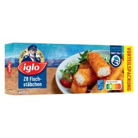 Iglo Käpt'n Iglo MSC Fischstäbchen 28 Stück 840 G 15 Fischstäbchen das Original | iglo