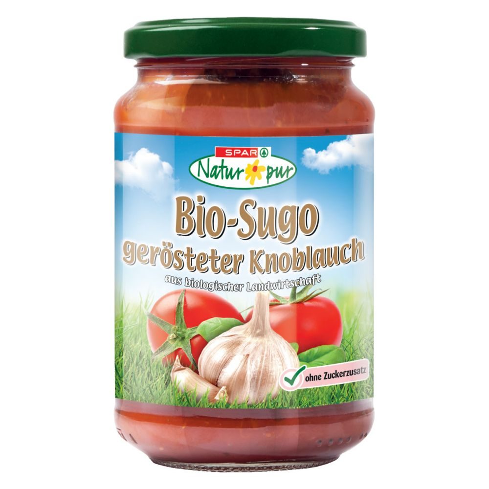SPAR Natur*pur Bio-Sugo gerösteter Knoblauch 350 G online kaufen ...