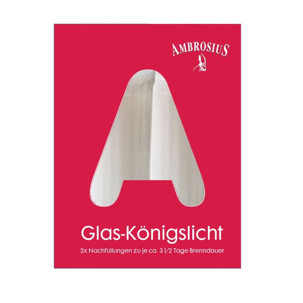 Ambrosius GlasKönigslicht Nachfüllungen 2er