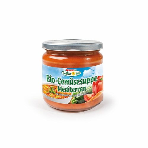 Produktbild von SPAR Natur*pur, Bio-Gemüsesuppe Mediterran