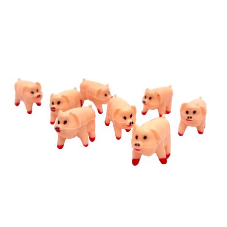 Gummischwein   stehend sort.    GVE 1