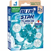 Blue Star Türkis-Aktiv WC-Spüler Ocean 2 x 50g