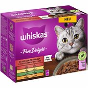 Whiskas Katzenfutter Ragout Klassische Auswahl 12x85g