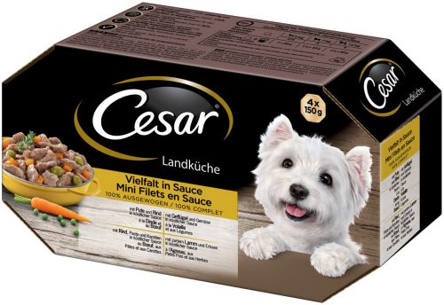 Cesar Hundefutter Landkche 4x150g Schale | SPAR Produktwelt