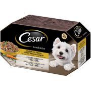 Cesar Hundefutter Landküche 4x150g Schale