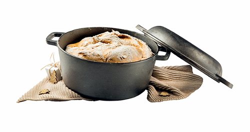 Produktbild von Superior Design Products, Gusseisener Brotbacktopf 3in1 inkl. Deckel 26cm