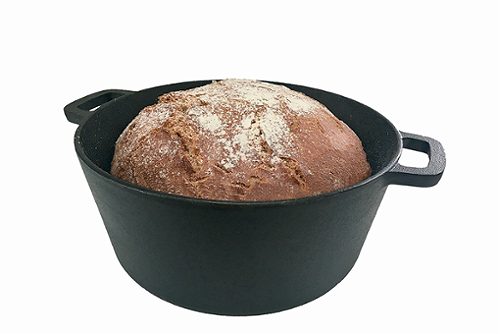 Produktbild von Superior Design Products, Gusseisener Brotbacktopf 3in1 inkl. Deckel 26cm