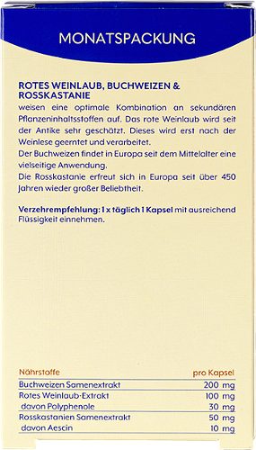 Produktbild von Wellness, Rotes Weinlaub 30 Kapseln