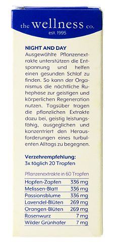 Produktbild von Wellness, Night & Day Tropfen fürs Wohlbefinden