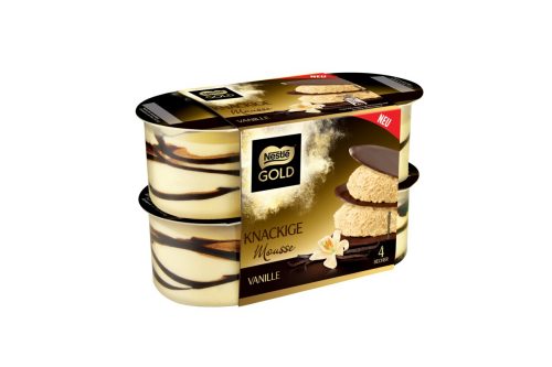 Produktbild von Nestlé Gold, Knackige Mousse Vanille 4x57g