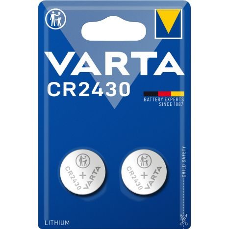 Varta Knopfzelle CR2430 2er     GVE 10