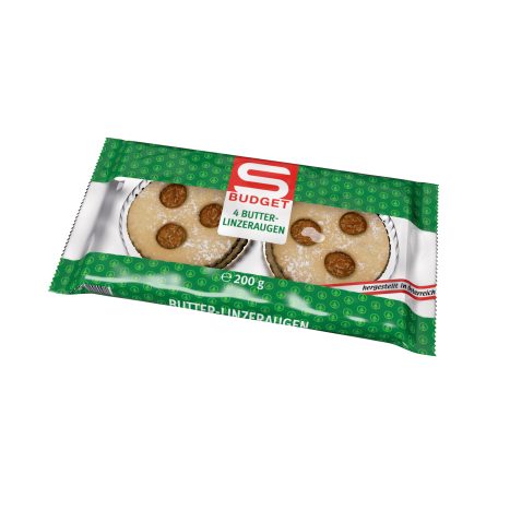 S Budget Linzer Augen 4 Stuck 225 G Online Kaufen Interspar