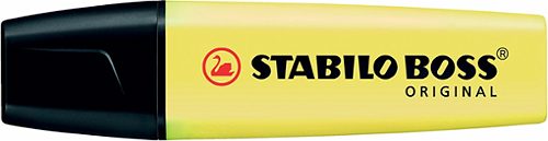 Produktbild von STABILO, Textmarker Boss, pastell gelb
