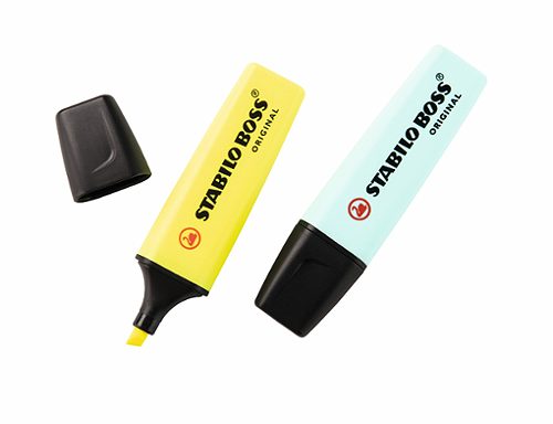 Produktbild von STABILO, Textmarker Boss, pastell gelb