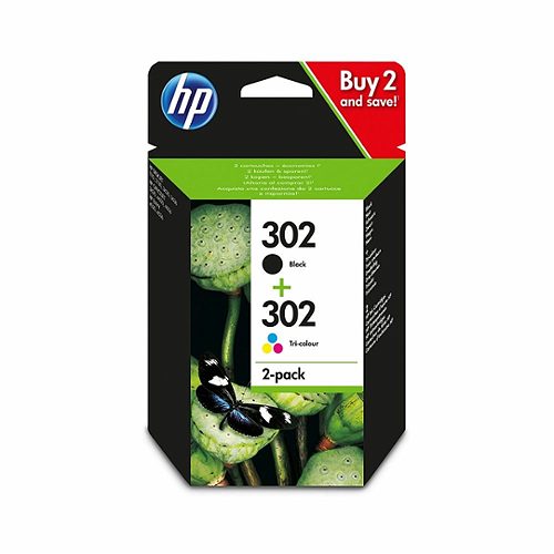 Produktbild von HP, Druckerpatrone 302/ 302 Multipack Schwarz & Farbe