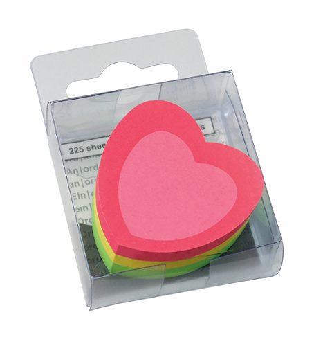 Produktbild von Haftnotiz Mini Wuerfel Herz ,