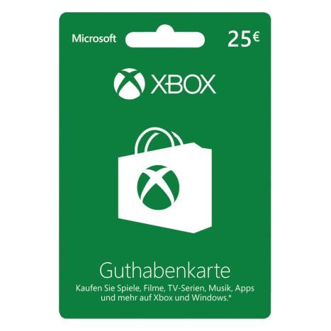 Microsoft Xbox 25 EUR           GVE 1