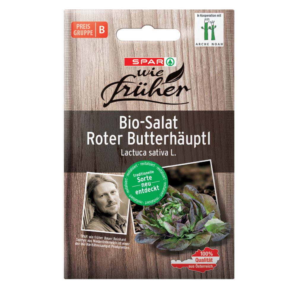 Culinaris Bio Wintersalat Roter Butterhäuptl Maribor - Samen Für Frühen Freilandanbau