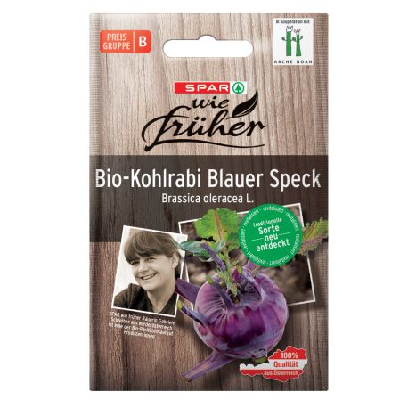 SPAR wie früher Saatgut Bio-Kohlrabi Blauer Speck